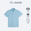 Áo sơ mi nam cộc tay thun lạnh TQQ SMK03C màu xanh, co giãn tốt, kẻ ô cổ điển công sở - Giá chỉ 479.700₫ 10