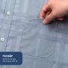 Áo sơ mi nam công sở Anton Somianton dài tay màu xám kẻ caro - Giá giảm 395k 5
