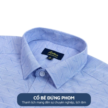 Áo Sơ Mi Nam Công Sở Anton Xanh Dương Cotton Họa Tiết In - Giá Ưu Đãi 380k 3 Áo Sơ Mi Nam Công Sở Anton Xanh Dương Cotton Họa Tiết In - Giá Ưu Đãi 380k 3