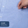Áo Sơ Mi Nam Công Sở Anton Xanh Dương Cotton Họa Tiết In - Giá Ưu Đãi 380k 5