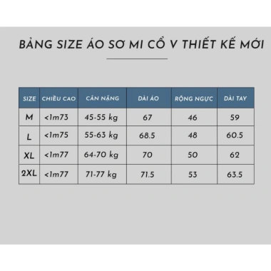 Áo sơ mi nam công sở cổ V mới, vải lụa Thái chống nhăn, dáng slimfit SMV2C 4