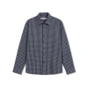 Áo sơ mi nam công sở LADOS-8.183 linen cotton caro nhỏ thanh lịch thấm hút mồ hôi 253.000 VND 3