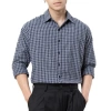 Áo sơ mi nam công sở LADOS-8.183 linen cotton caro nhỏ thanh lịch thấm hút mồ hôi 253.000 VND 6