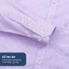 Áo Sơ Mi Nam Công Sở Trung Niên Anton Màu Tím Chấm Bi Dài Tay Cotton In Chìm - Giá chỉ 380.000đ 4