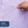 Áo Sơ Mi Nam Công Sở Trung Niên Anton Màu Tím Chấm Bi Dài Tay Cotton In Chìm - Giá chỉ 380.000đ 5