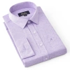 Áo Sơ Mi Nam Công Sở Trung Niên Anton Màu Tím Chấm Bi Dài Tay Cotton In Chìm - Giá chỉ 380.000đ 8