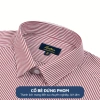Áo Sơ Mi Nam Công Sở Trung Niên Anton Somianton Dài Tay Kẻ Đỏ Cotton Giá 380k 3