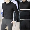 Áo sơ mi nam cotton lụa mát không nhăn, thấm mồ hôi - mẫu mới hè 2.024, chỉ 99k 4