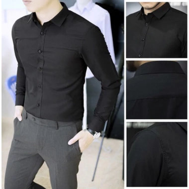 Áo sơ mi nam cotton lụa mát không nhăn, thấm mồ hôi - mẫu mới hè 2.024, chỉ 99k