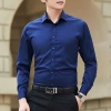 Áo sơ mi nam cotton lụa mịn FATUNO – Form chuẩn công sở, thấm hút tốt, 63.800₫ 2