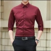 Áo sơ mi nam cotton lụa mịn FATUNO – Form chuẩn công sở, thấm hút tốt, 63.800₫ 3