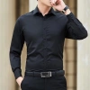 Áo sơ mi nam cotton lụa mịn FATUNO – Form chuẩn công sở, thấm hút tốt, 63.800₫ 4
