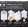 Áo sơ mi nam cotton lụa mịn FATUNO – Form chuẩn công sở, thấm hút tốt, 63.800₫ 8
