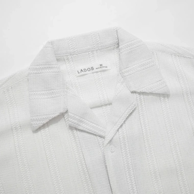 Áo Sơ Mi Nam Cuban Shirt LADOS-8.167 Vải Lưới Cao Cấp, Thoáng Mát, Form Relaxed - Giá 235.000₫