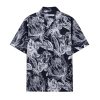 Áo sơ mi nam Cuban tay ngắn họa tiết Floral, lụa chống nhăn, thấm hút - 162.000₫