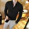 Áo sơ mi nam dài tay cao cấp Trendyman, lụa mềm mịn không nhăn không xù, thấm hút mồ hôi – 130k 5