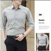 Áo sơ mi nam dài tay cổ bẻ ôm cotton lụa chống nhăn xù - FREESHIP 50K - 99k