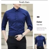 Áo sơ mi nam dài tay cổ bẻ ôm cotton lụa chống nhăn xù - FREESHIP 50K - 99k 4