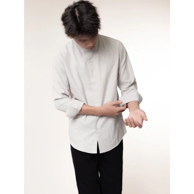 Áo sơ mi nam dài tay cổ trụ LADOS-18.133 xô đũi cao cấp, thoáng mát, chỉ 160k 7