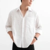 Áo sơ mi nam dài tay cotton thêu túi, basic vintage phong cách Hàn Quốc LADOS-18.156 - 217.000 VND 5