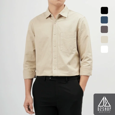 Áo sơ mi nam dài tay D2shop cotton cao cấp regular SM-2.511 giảm giá 360.000₫