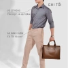 Áo sơ mi nam dài tay HTSM vải Kate oxford 40% cotton, cổ bẻ, medium fit, túi ngực - 219k 2