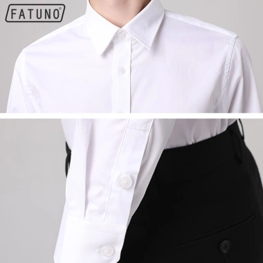 Áo sơ mi nam dài tay không nhăn trắng, body Hàn Quốc, cotton lụa mát, giảm giá 99k
