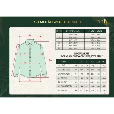 Áo sơ mi nam dài tay Regular Fit thoáng mát thấm hút mồ hôi giá 640.000đ 4