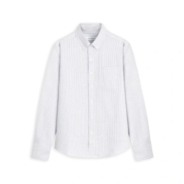 Áo sơ mi nam dài tay sọc vải Oxford cao cấp LADOS-8.126 - Thời trang trẻ trung, có túi, giảm giá 181.000₫