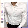 Áo sơ mi nam dài tay trắng công sở cotton mịn cao cấp, giá 119.000đ 2