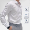 Áo sơ mi nam dài tay trắng công sở cotton mịn cao cấp, giá 119.000đ 8