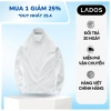 Áo sơ mi nam dài tay trơn LADOS-8.087 vải đũi thấm hút, sang trọng, giảm giá 200k