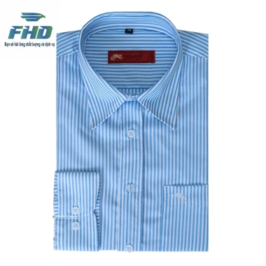 Áo sơ mi nam dài tay vải kẻ, kiểu đóng hộp, mềm mát thấm hút mồ hôi - FHDA005_3 135k