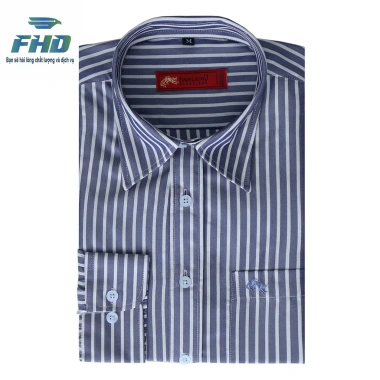 Áo sơ mi nam dài tay vải kẻ, kiểu đóng hộp, mềm mát thấm hút mồ hôi - FHDA005_3 135k 2 Áo sơ mi nam dài tay vải kẻ, kiểu đóng hộp, mềm mát thấm hút mồ hôi - FHDA005_3 135k 2