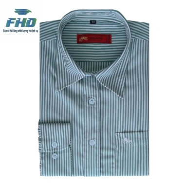 Áo sơ mi nam dài tay vải kẻ, kiểu đóng hộp, mềm mát thấm hút mồ hôi - FHDA005_3 135k