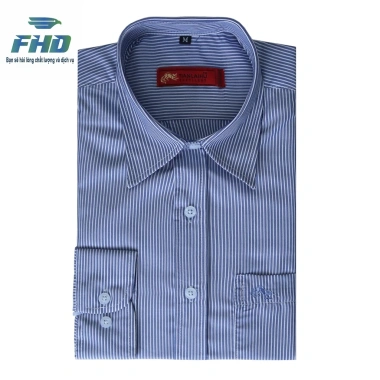 Áo sơ mi nam dài tay vải kẻ, kiểu đóng hộp, mềm mát thấm hút mồ hôi - FHDA005_3 135k