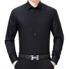 Áo sơ mi nam dài tay vải lụa, phom vừa người, tôn dáng, giá ưu đãi 120.000₫ 2