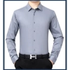 Áo sơ mi nam dài tay vải lụa, phom vừa người, tôn dáng, giá ưu đãi 120.000₫ 3
