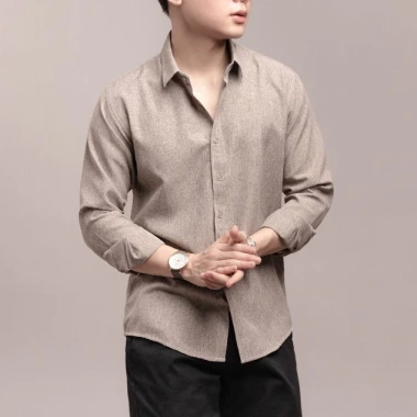 Áo sơ mi nam dài tay vải xô đũi LADOS-18.136 phong cách Hàn Quốc, giá 160.000₫