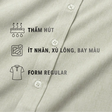 Áo sơ mi nam dài tay vải xô đũi LADOS-18.136 phong cách Hàn Quốc, giá 160.000₫
