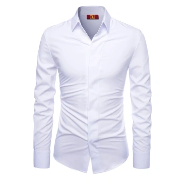 Áo sơ mi nam dấu cúc lụa mềm mịn, form trẻ đẹp tôn dáng Giá 95.000₫