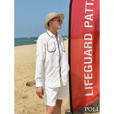 Áo sơ mi nam dây kéo độc quyền POLI - Thiết kế lạ mắt, giảm còn 395.000₫ 4