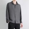 Áo sơ mi nam đen trơn tay dài, size M-8XL, thời trang lịch lãm, giảm còn 211.330₫ 7