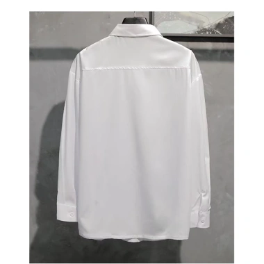 Áo sơ mi nam đen trơn tay dài, size M-8XL, thời trang lịch lãm, giảm còn 211.330₫ 9
