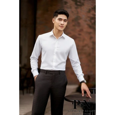Áo sơ mi nam Enilo vải modal mềm mịn, thấm hút tốt, công sở lịch lãm - 350.000₫ 9 Áo sơ mi nam Enilo vải modal mềm mịn, thấm hút tốt, công sở lịch lãm - 350.000₫ 9
