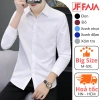 Áo sơ mi nam Hàn Quốc FAJA dáng ôm tay dài cổ bẻ lụa nến bền đẹp giảm giá 220k