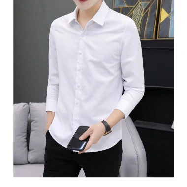 Áo sơ mi nam Hàn Quốc FAJA dáng ôm tay dài cổ bẻ lụa nến bền đẹp giảm giá 220k 7 Áo sơ mi nam Hàn Quốc FAJA dáng ôm tay dài cổ bẻ lụa nến bền đẹp giảm giá 220k 7