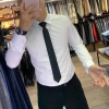 Áo sơ mi nam Hàn Quốc slimfit cotton lụa không nhăn không xù tay dài - Giá 159.200₫ 2