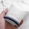 Áo sơ mi nam Hàn Quốc trắng kem slimfit ADINO vải nến lụa sợi sồi modal công sở SM09 420k 3