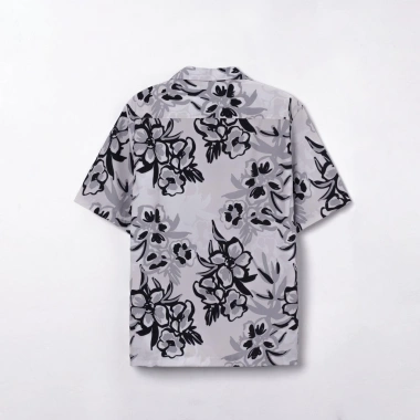 Áo sơ mi nam họa tiết Jasmine Flower LADOS-8.152, chất lụa thoáng mát, cổ vest sang trọng, form Hàn, giá ưu đãi 162.000₫